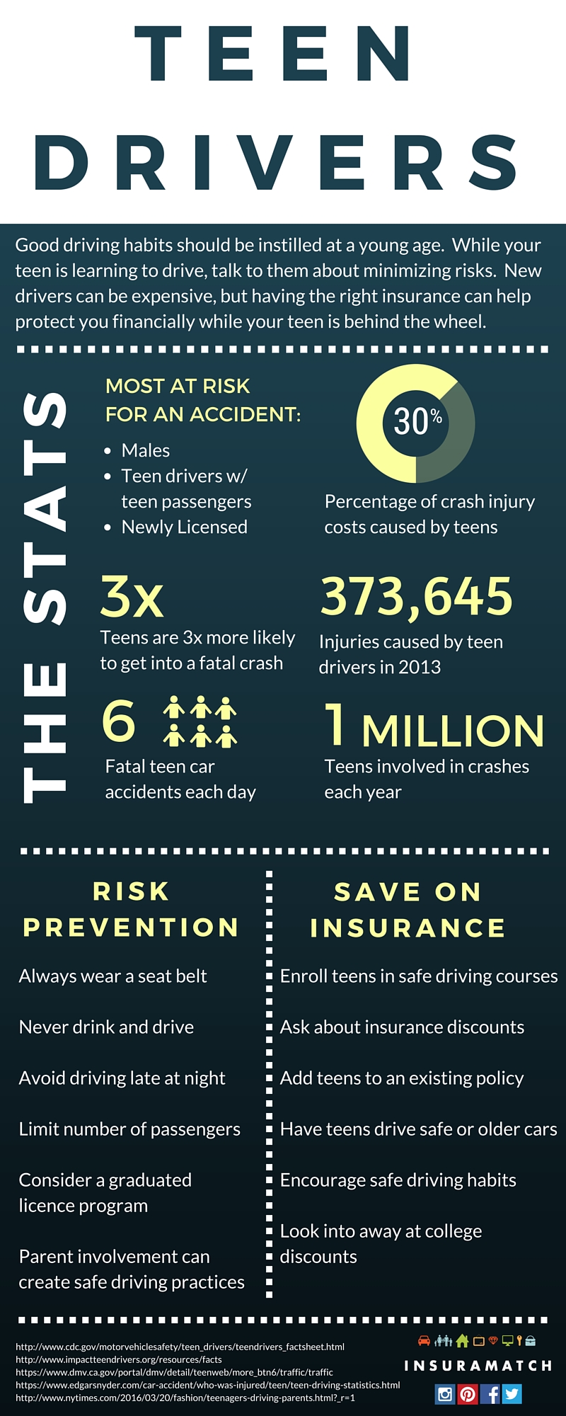 teen driver infographic